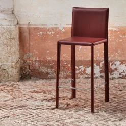 Sgabello da bar in terracotta Monfumo