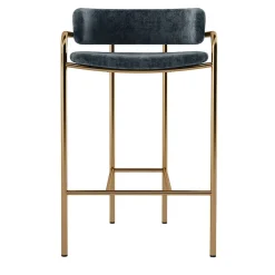 Sgabello da bar Simply in ottone dorato