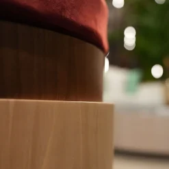 Sgabello Dedalo in Legno Bicolore