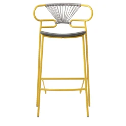 Sgabello giallo Genova di Cesare Ehr