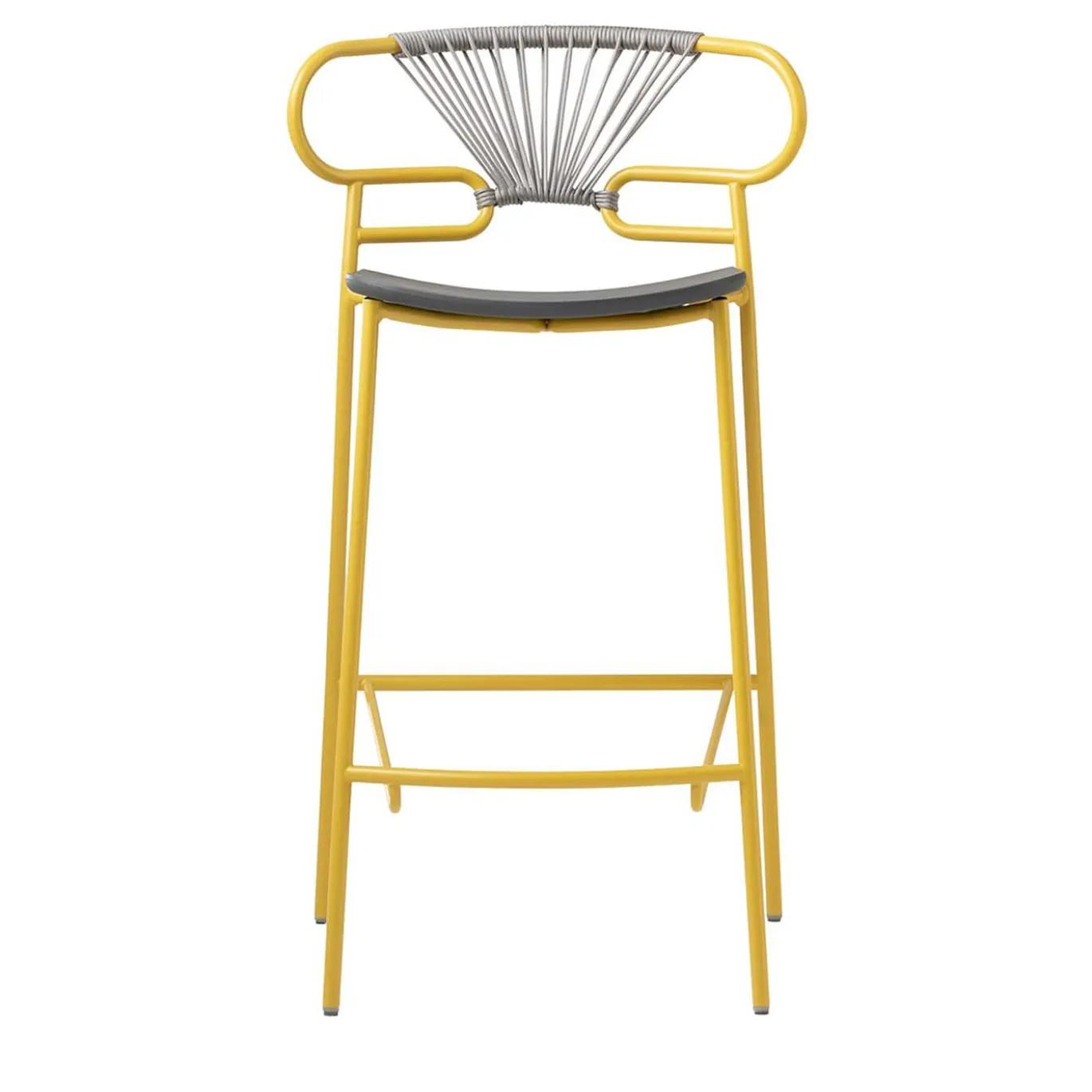 Sgabello giallo Genova di Cesare Ehr