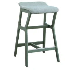 Sgabello grande Nhino LE verde menta di Emilio Nanni