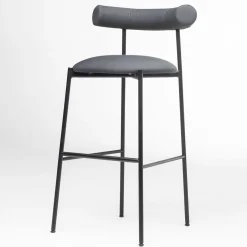 Sgabello grigio Pampa SG-80 di Studio Pastina