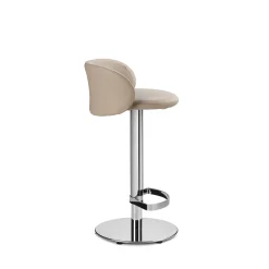 Sgabello Hillary in Pelle Beige #2 di Richard Hutten