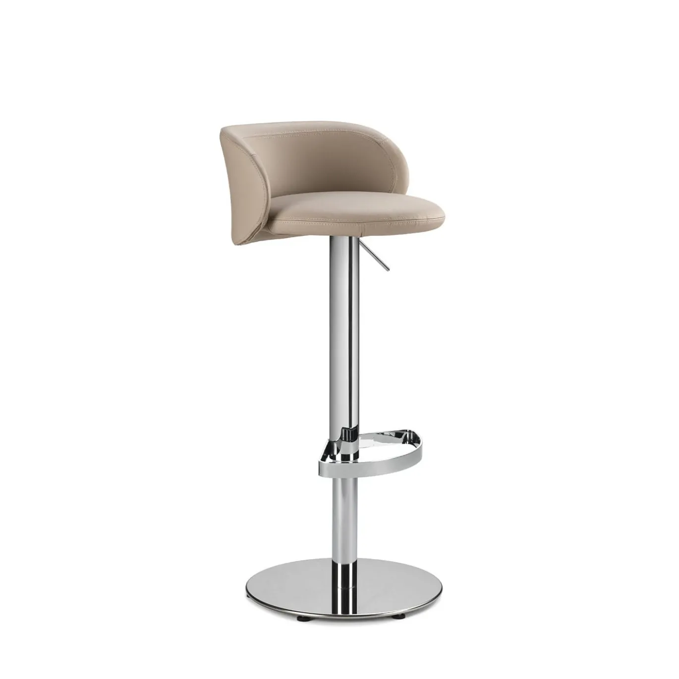Sgabello Hillary in Pelle Beige #2 di Richard Hutten