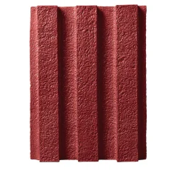 Sgabello in ceramica rossa Merlate di Patricia Urquiola