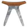 Sgabello in Marmo e Legno Pigreco