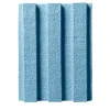 Sgabello Merlate in ceramica azzurro chiaro di Patricia Urquiola