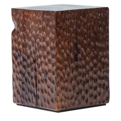 Sgabello Moka intagliato Quartus I