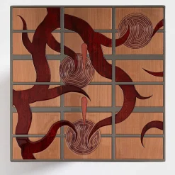 Sgabello Orvalho in Legno