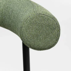 Sgabello Pampa SG-80 verde e nero di Studio Pastina