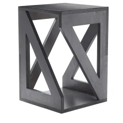 Sgabello Pitagora Black di Antonio Saporito