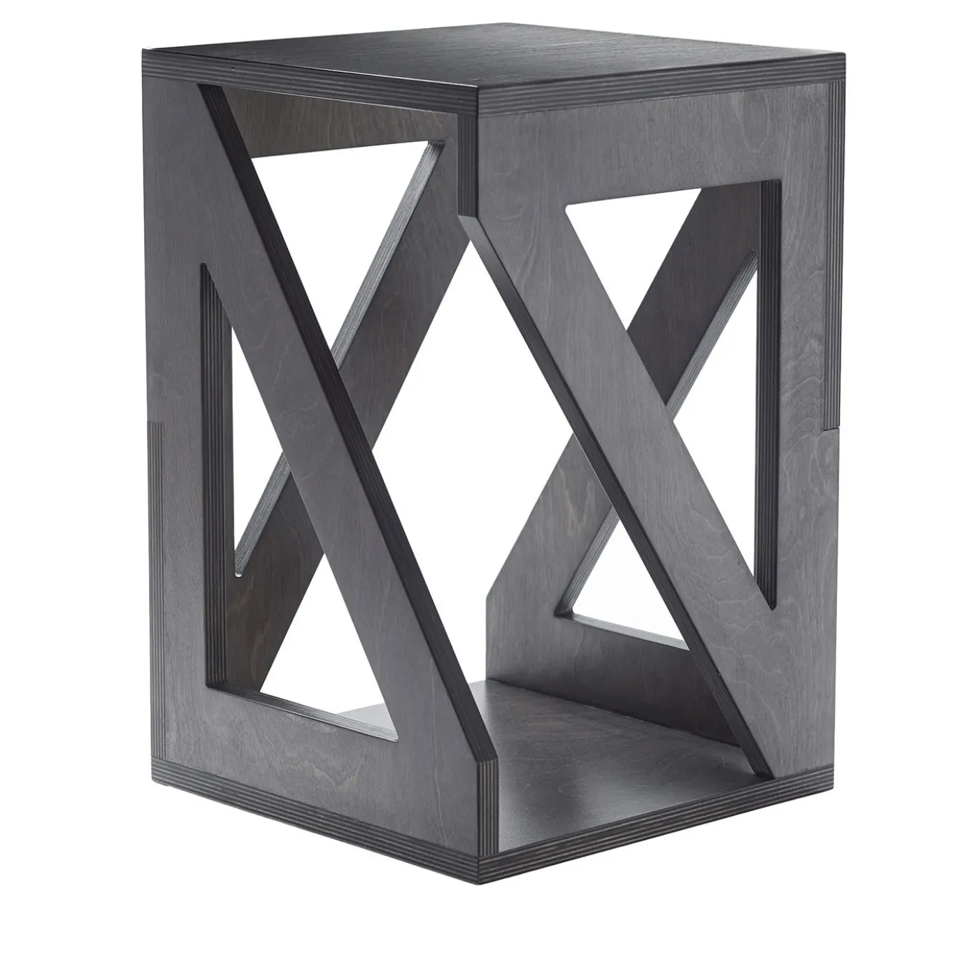 Sgabello Pitagora Black di Antonio Saporito