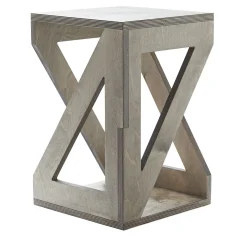 Sgabello Pitagora Platinum di Antonio Saporito