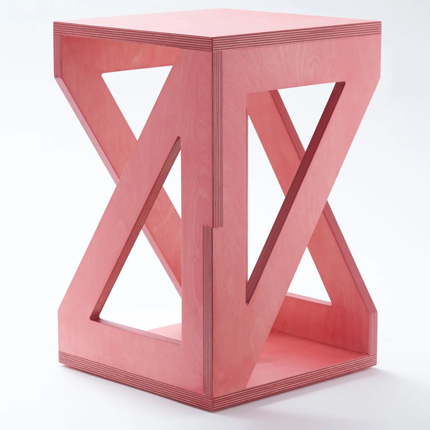 Sgabello Pitagora Red di Antonio Saporito