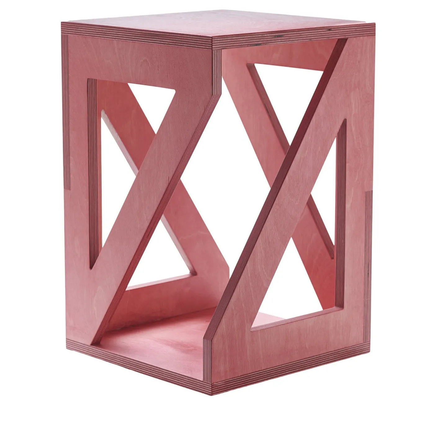Sgabello Pitagora Red di Antonio Saporito