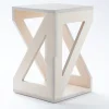 Sgabello Pitagora White di Antonio Saporito