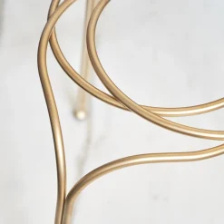 SGABELLO SCULTOREO FLOW IN ORO