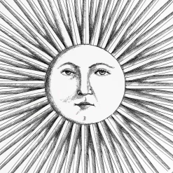 Sgabello Sole Splendente