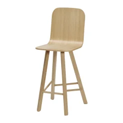 Sgabello TRIA con schienale alto