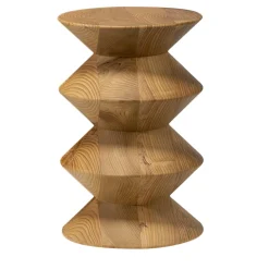 Sgabello Vitis in legno naturale