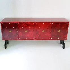 Sideaboard rosso a 4 porte