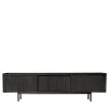 Sipario Credenza bassa a 3 ante in frassino nero
