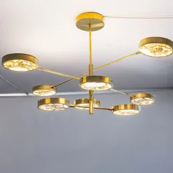 Sistema Solare Lampadario a 8 luci