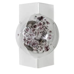 Soffio Lampada da parete Amethyst Cotisso in vetro