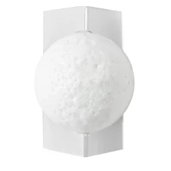 Soffio Lampada da parete White Cotisso in vetro