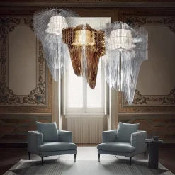 Sospensione trasparente Aria XL di Zaha Hadid