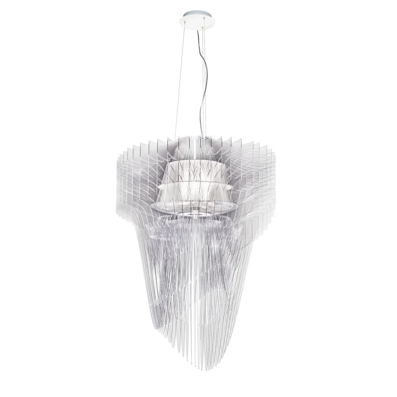 Sospensione trasparente Aria XL di Zaha Hadid