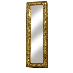 Specchio a parete Bombato Gold