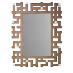 Specchio Athena in bronzo e alabastro