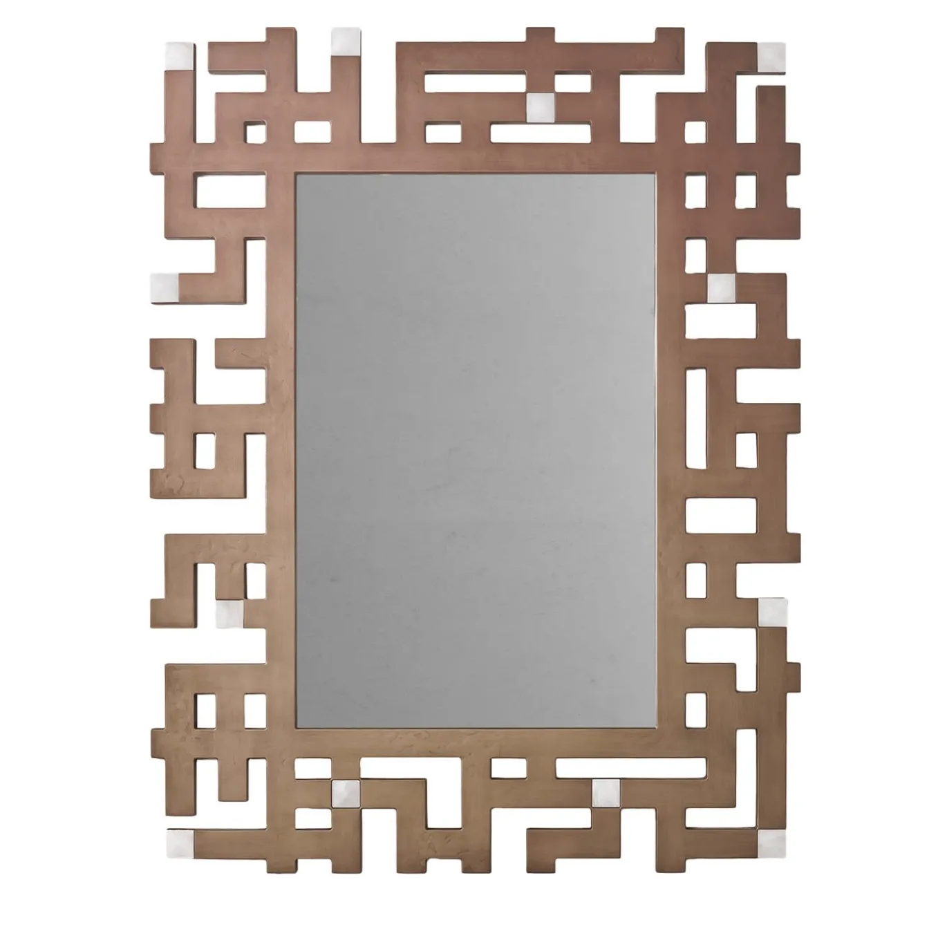 Specchio Athena in bronzo e alabastro
