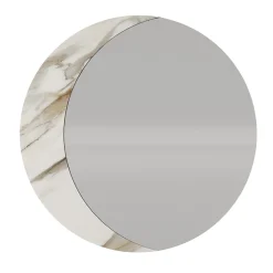 Specchio da parete Arkè Piccolo con inserto in vetro stampato