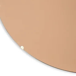 Specchio da parete concavo Coppa 110 rosa