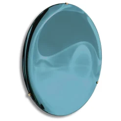 Specchio da parete concavo Coppa 110 Azzurro