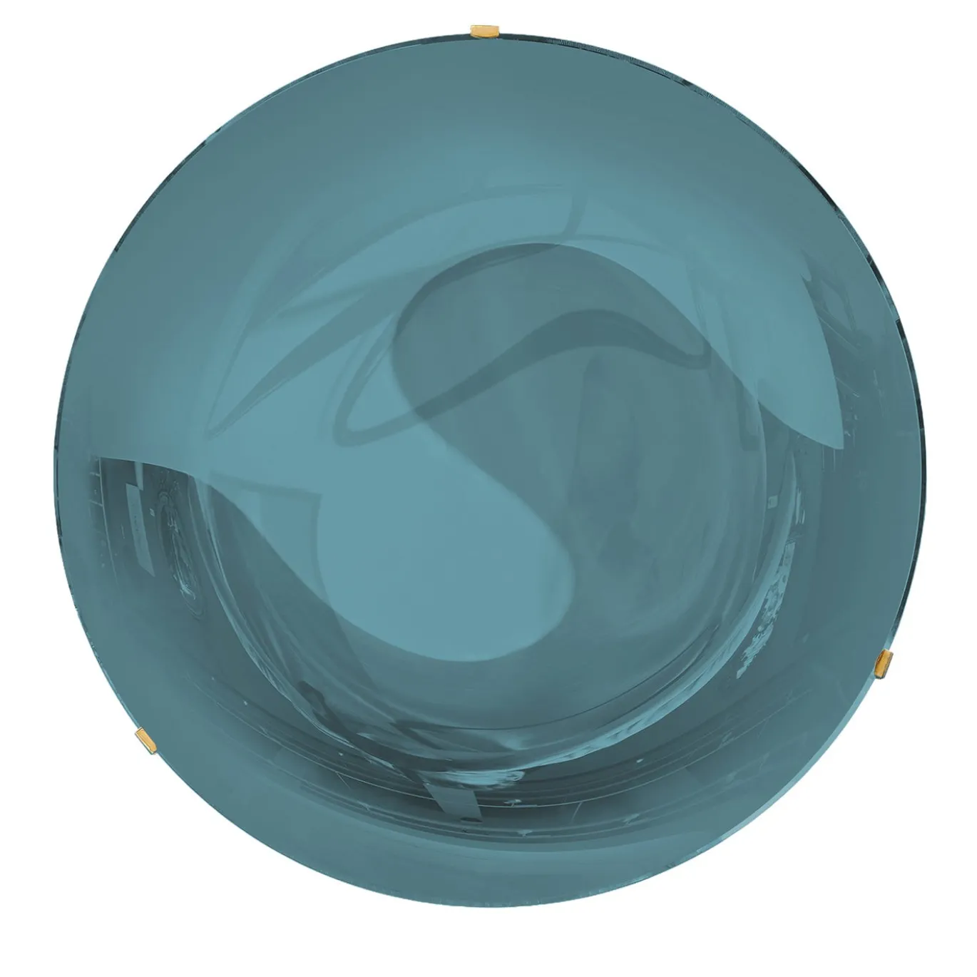 Specchio da parete concavo Coppa 110 Azzurro