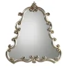 Specchio da Parete in Legno con Foglia d'Argento in Stile Rinascimentale Spirit