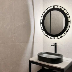 Specchio da Parete Nero Solisumbra