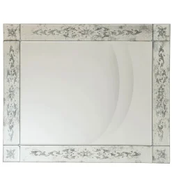 Specchio da Parete Tola in Vetro Argento