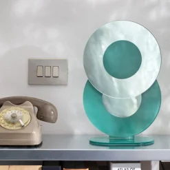 Specchio da tavolo Minima Small Light Blue