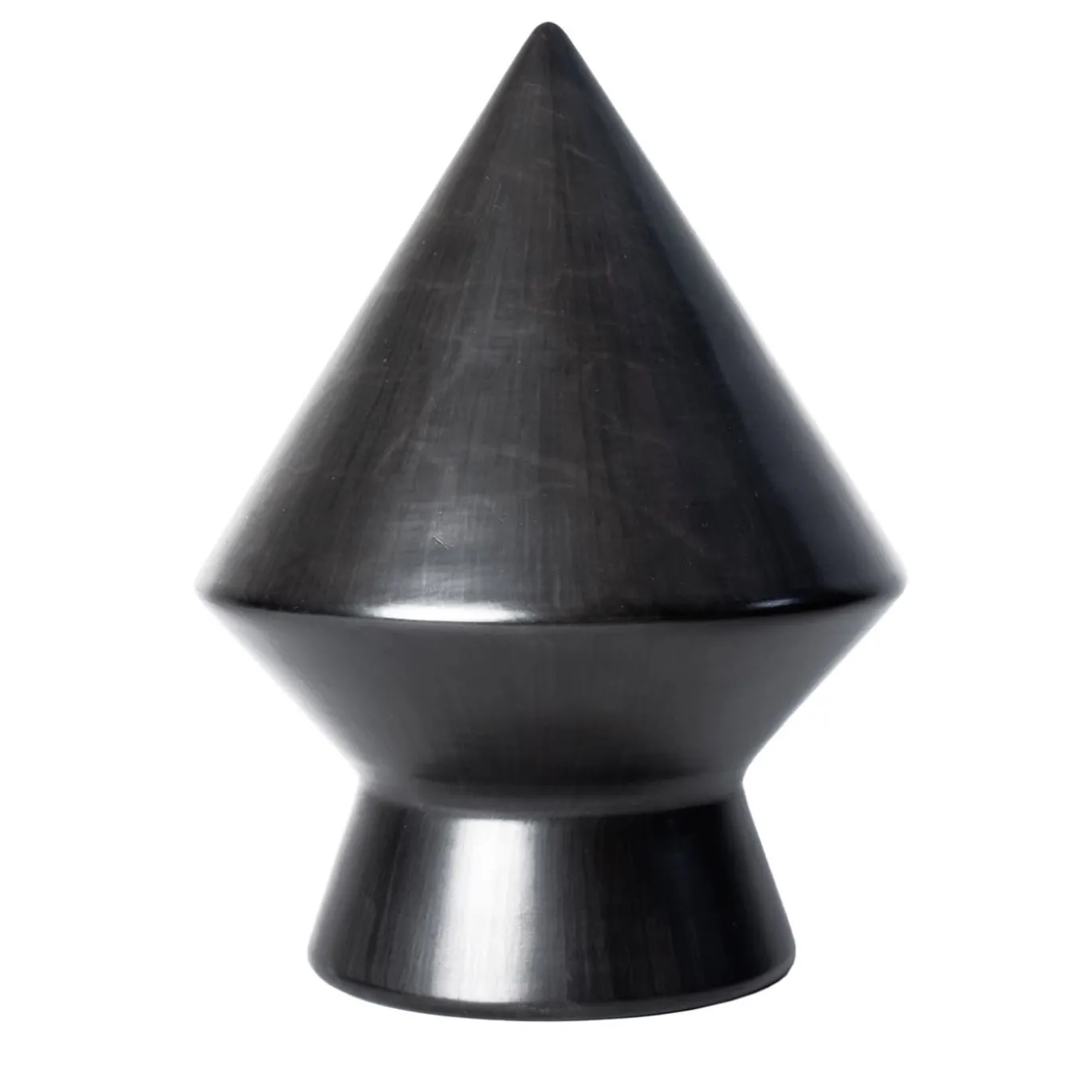 Specchio da tavolo Nero 30 bucchero di Studio Lievito e Maddalena Vantaggi