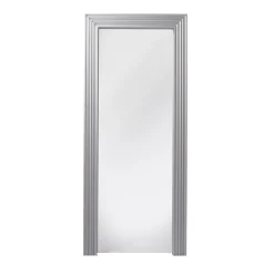 Specchio Da Terra In Alluminio Anodizzato Argento