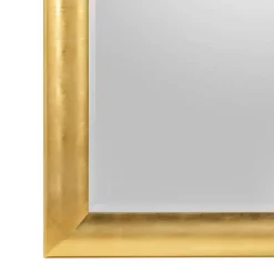 Specchio da terra rettangolare moderno Essenza in foglia oro