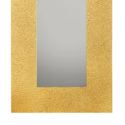 Specchio da terra rettangolare Muro in foglia oro