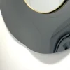 Specchio di cristallo fumé fatto a mano Undulate