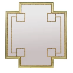 Specchio d'oro a forma di croce