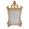 Specchio in Legno di Tiglio con Foglia d'Oro in Stile Veneziano del XVIII Secolo Gondi